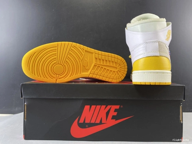 Off-White Jordan 1 Dark NRG x Yellow-Cone AQ0818-149 Air White Powder 0925